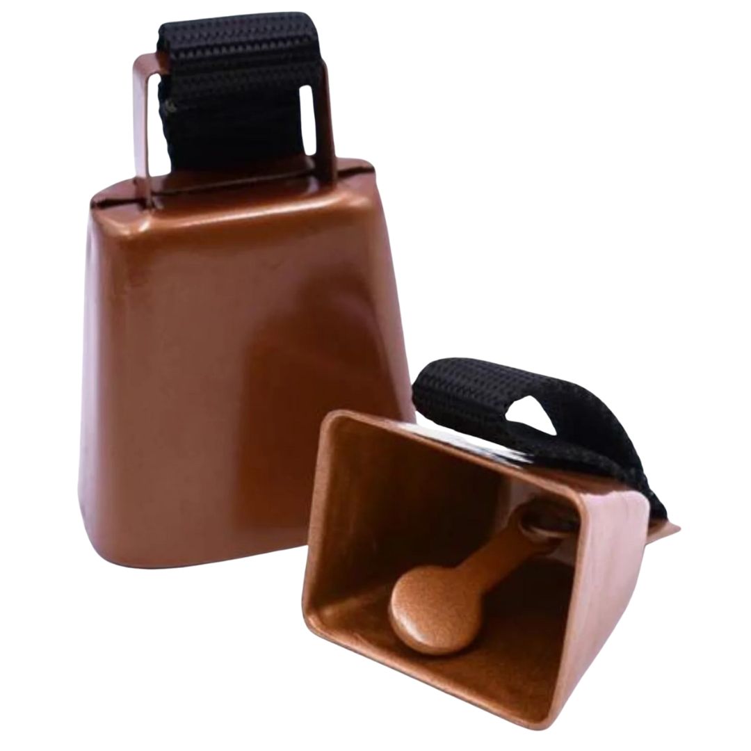 COLLAR BELL COPPER MED