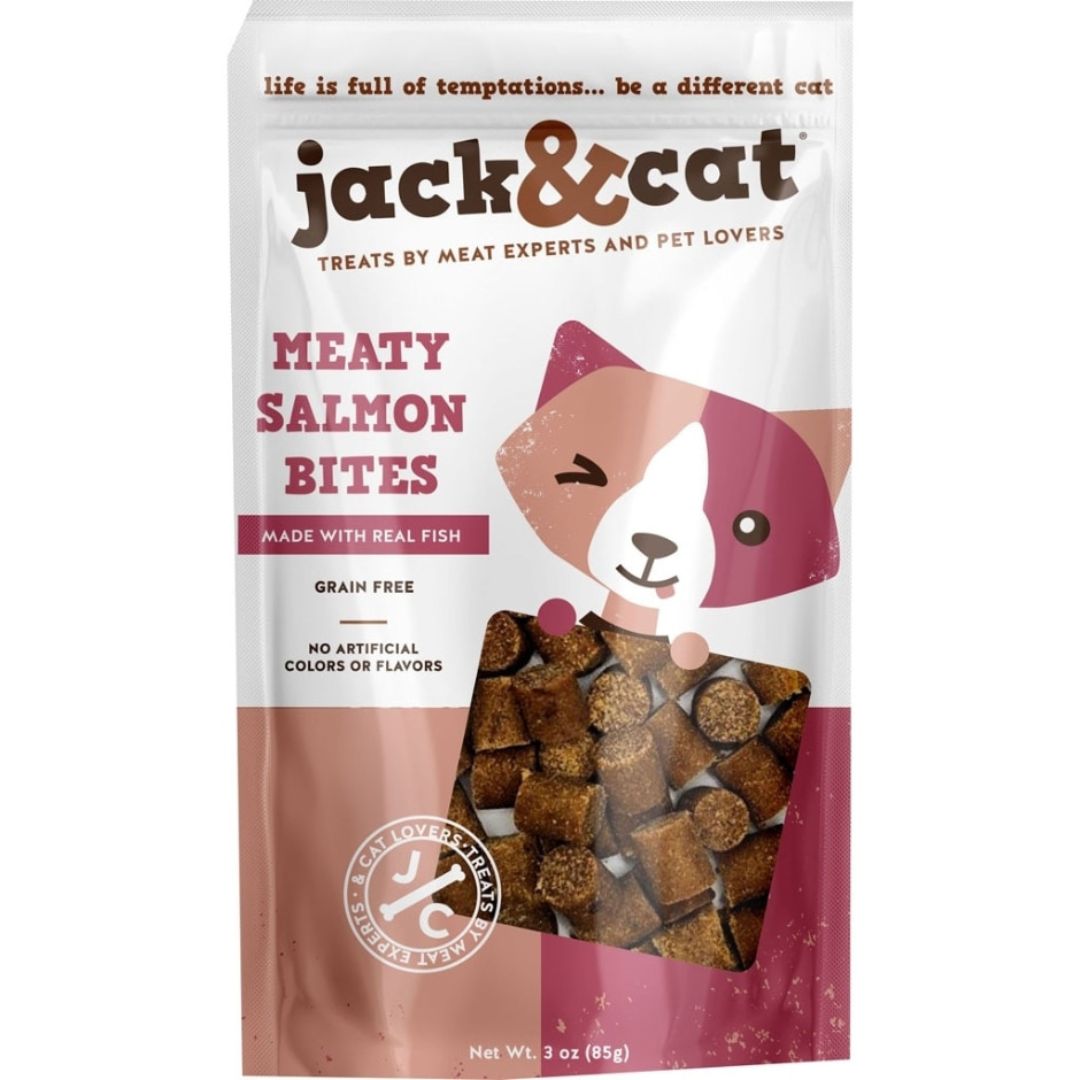 JACK &amp; CAT SOFT CAT TREATS SALMON 3OZ
