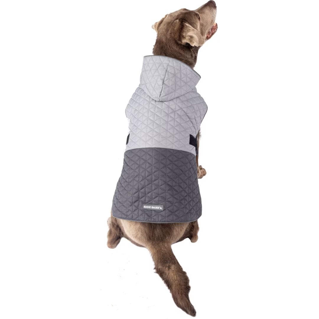 EDDIE BAUER RICHLAND DOG JACKET GRAY &amp; GRAY XL