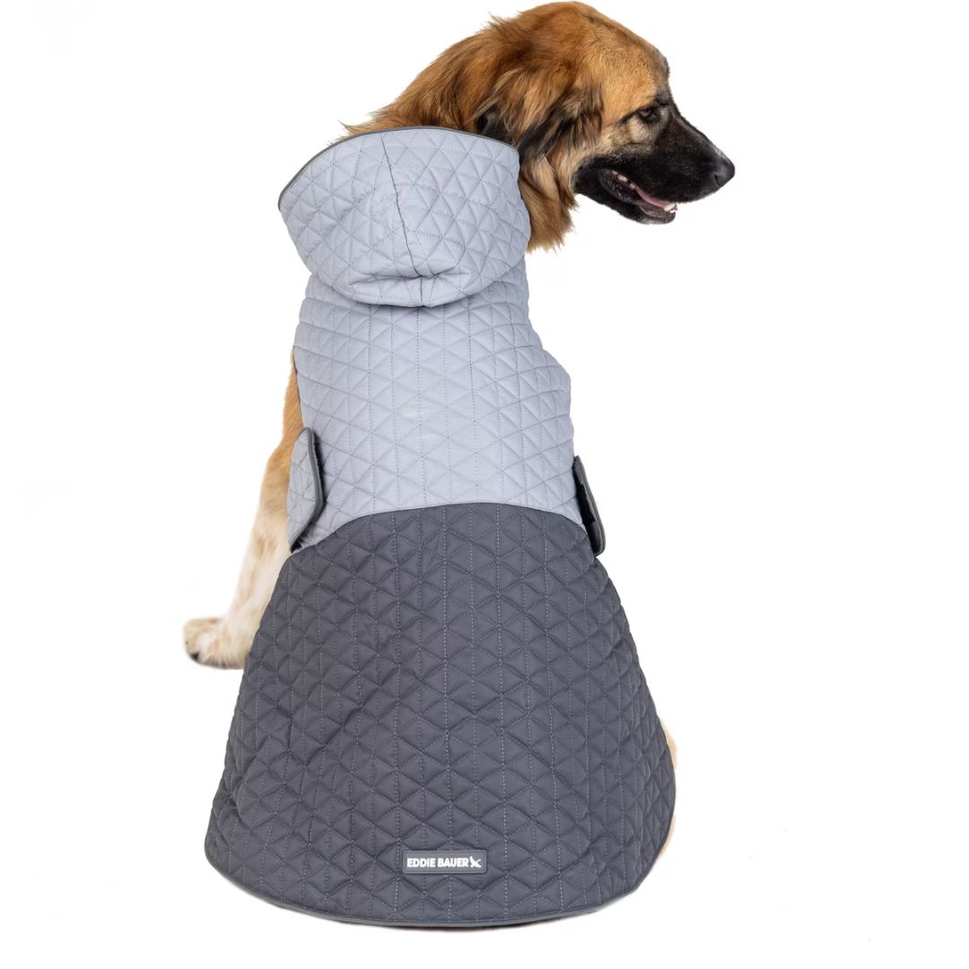 EDDIE BAUER RICHLAND DOG JACKET GRAY &amp; GRAY XXL