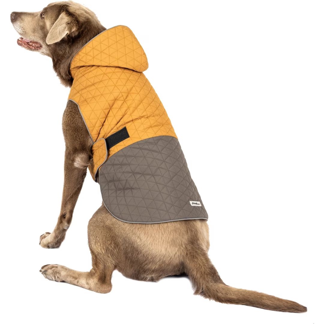 EDDIE BAUER RICHLAND DOG JACKET BROWN &amp; GRAY XXL