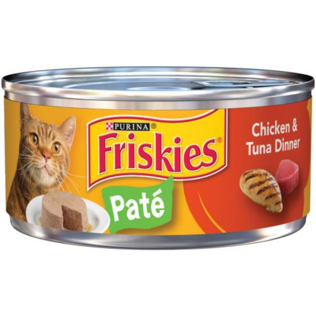 FRISKIES CHICKEN &amp; TUNA PATE 24/5.5OZ