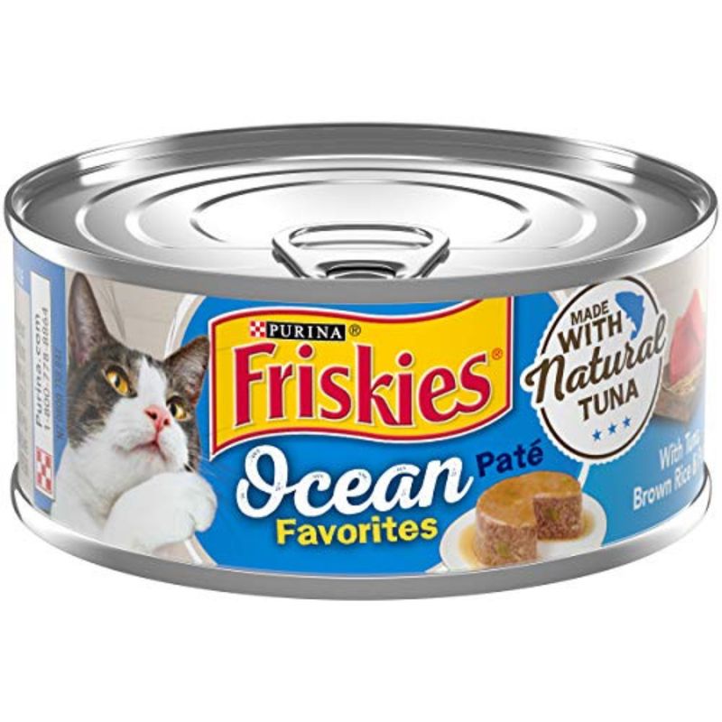 FRISKIES BROWN RICE &amp; PEAS TUNA 24/5.5OZ