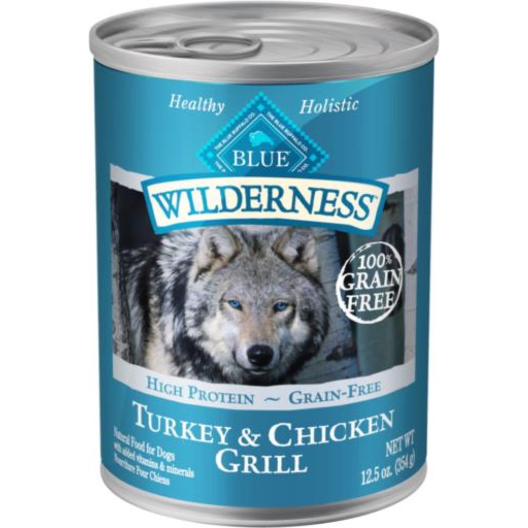 BLUE BUFFALO DOG WILDERNESS TURKEY &amp; CHICKEN 12/12.5OZ