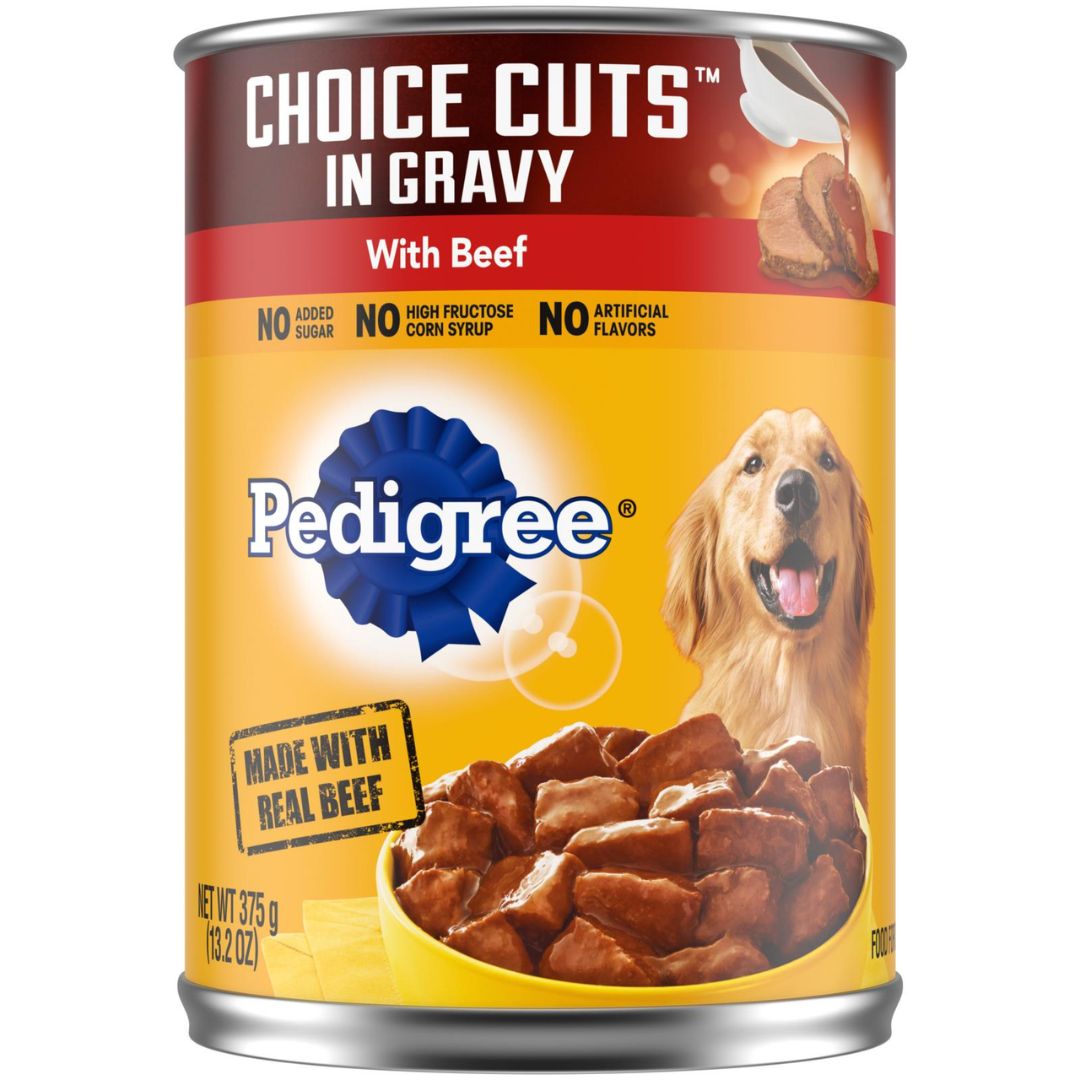 PEDIGREE CHOICE CUTS BEEF 12/13.2OZ