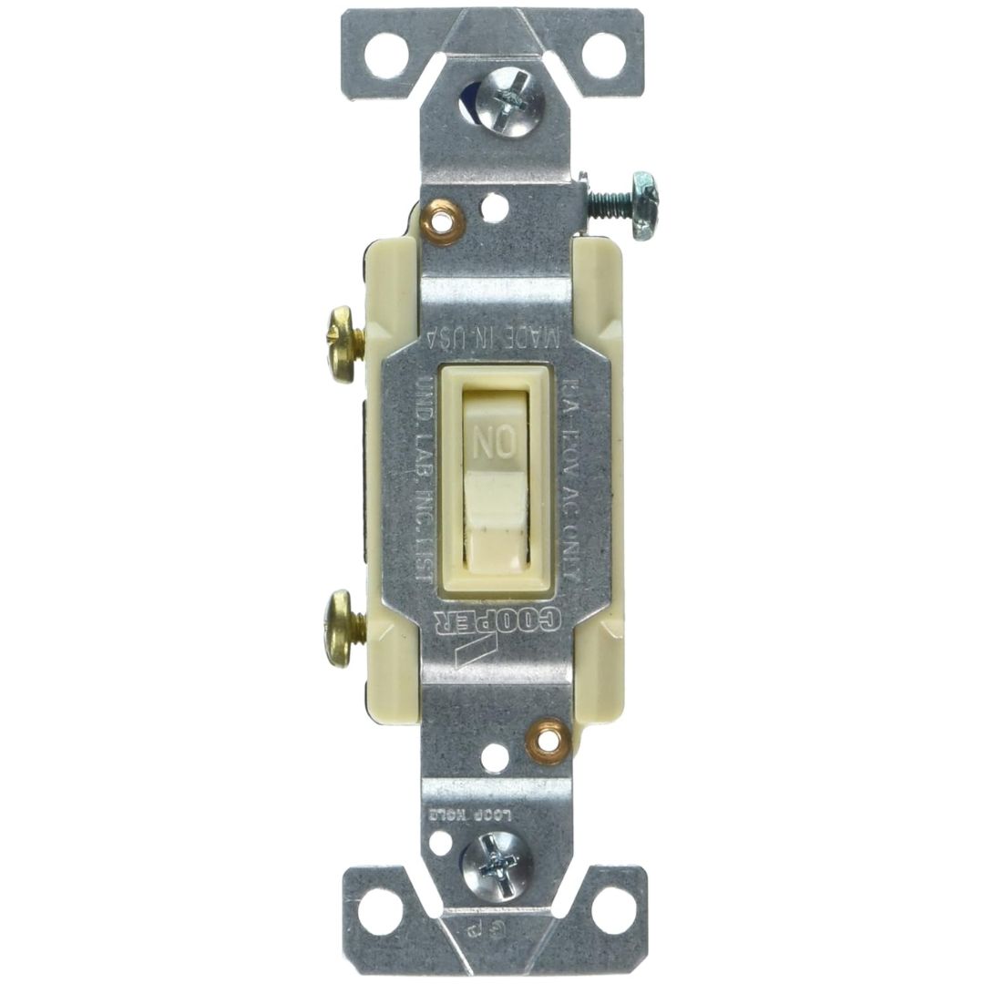 1301-7LTVBOX TOGGLE SWITCH LIGHTED IVORY 1-POLE