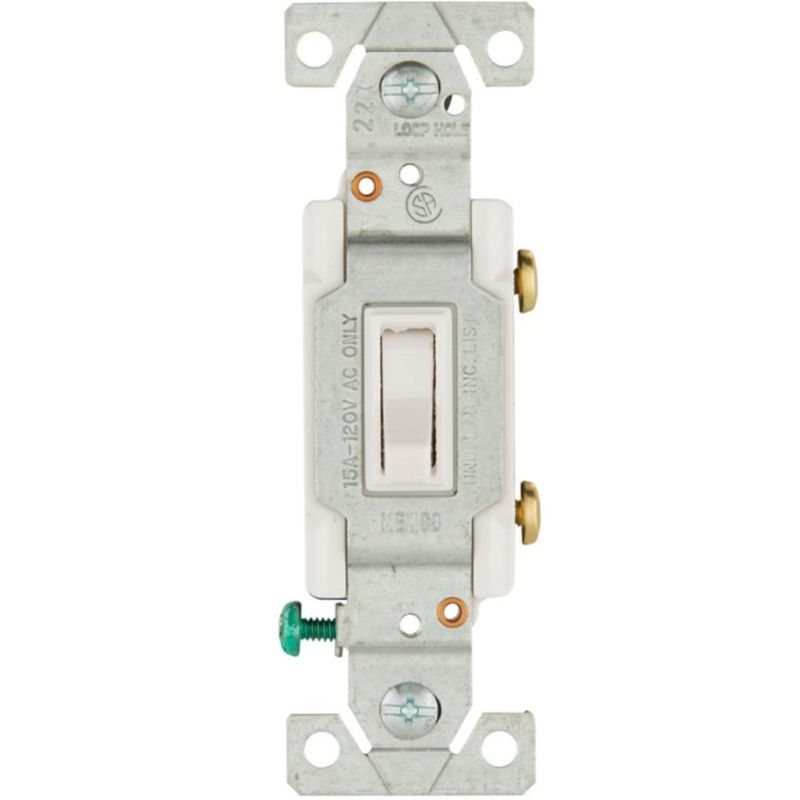 1301-7LTWBOX TOGGLE SWITCH LIGHTED WHITE 1-POLE