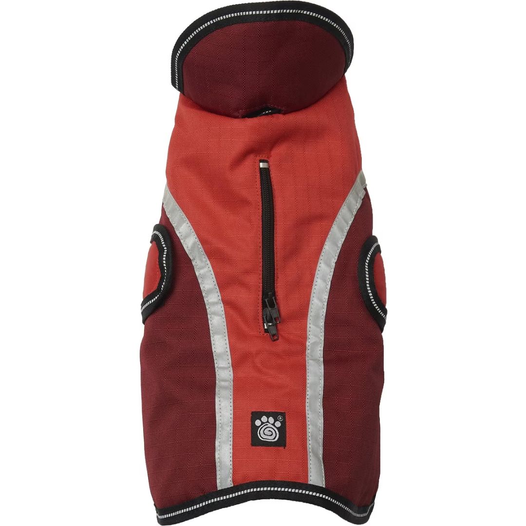 CALGARY INSULATED DOG JACKET RED LG