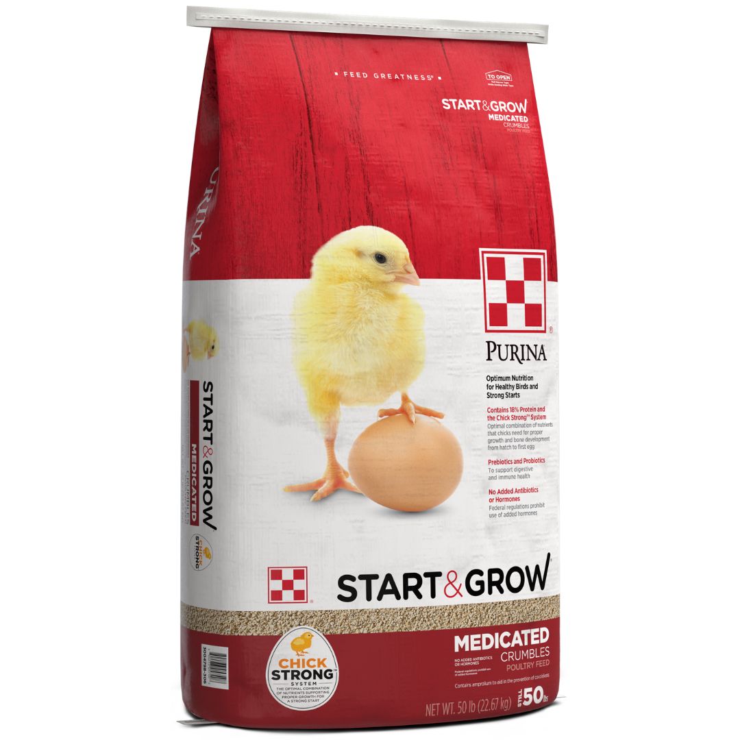 START &amp; GROW 50LB MEDICATED
