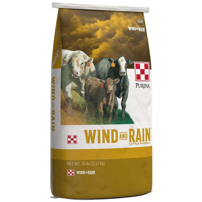 WIND &amp; RAIN CATTLE MINERAL WITH ALTOSID 50LB