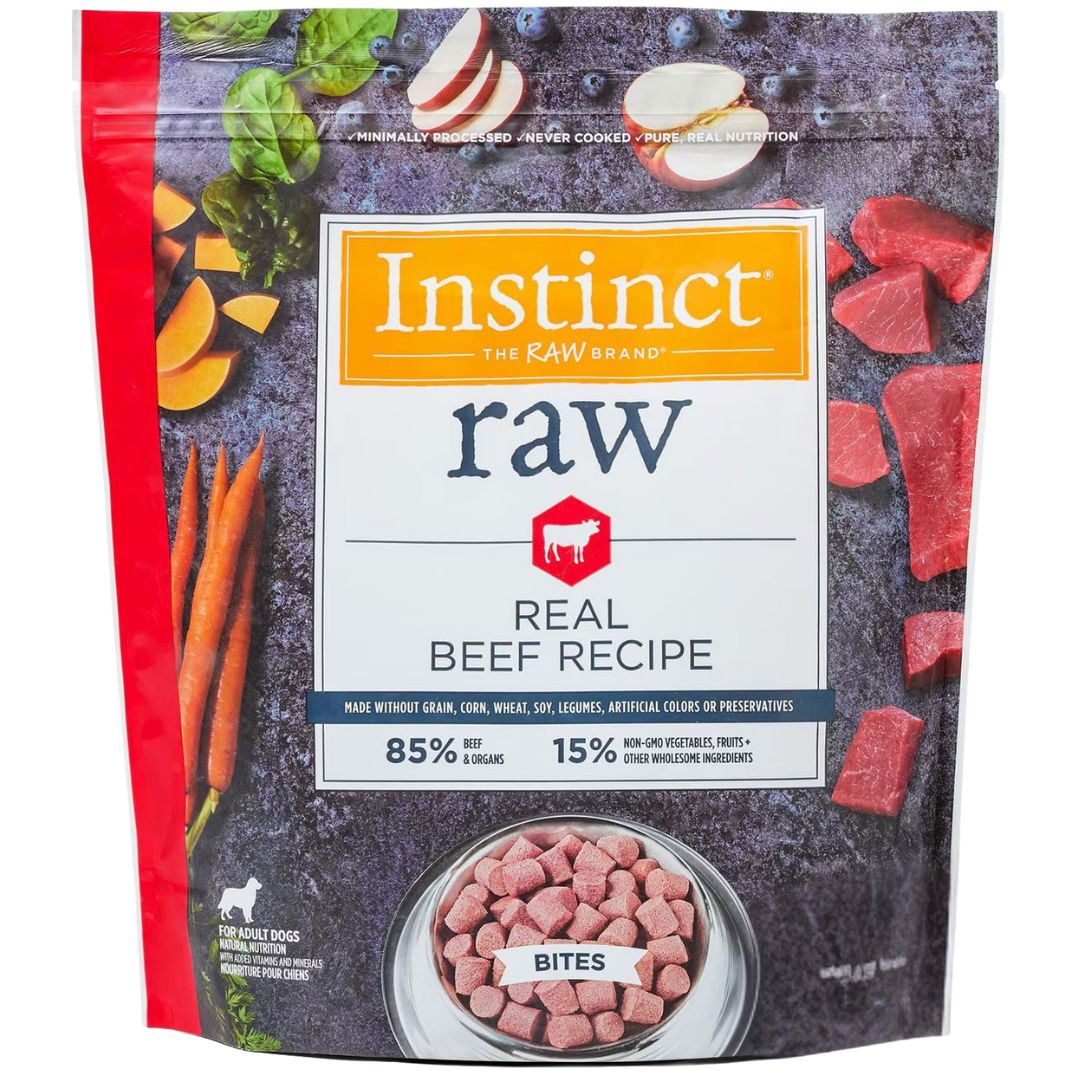 INSTINCT RAW FROZEN BITES BEEF 3LB