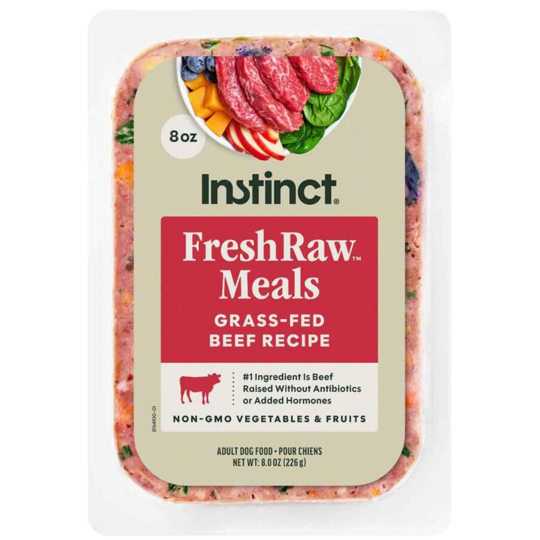 INSTINCT FRESHRAW MEALS GRASS-FED BEEF 8OZ