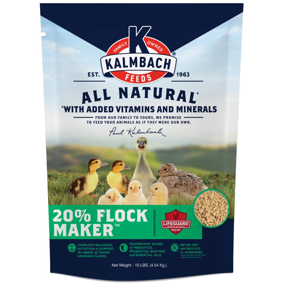 FLOCK MAKER 20% CRUMBLES 10LB