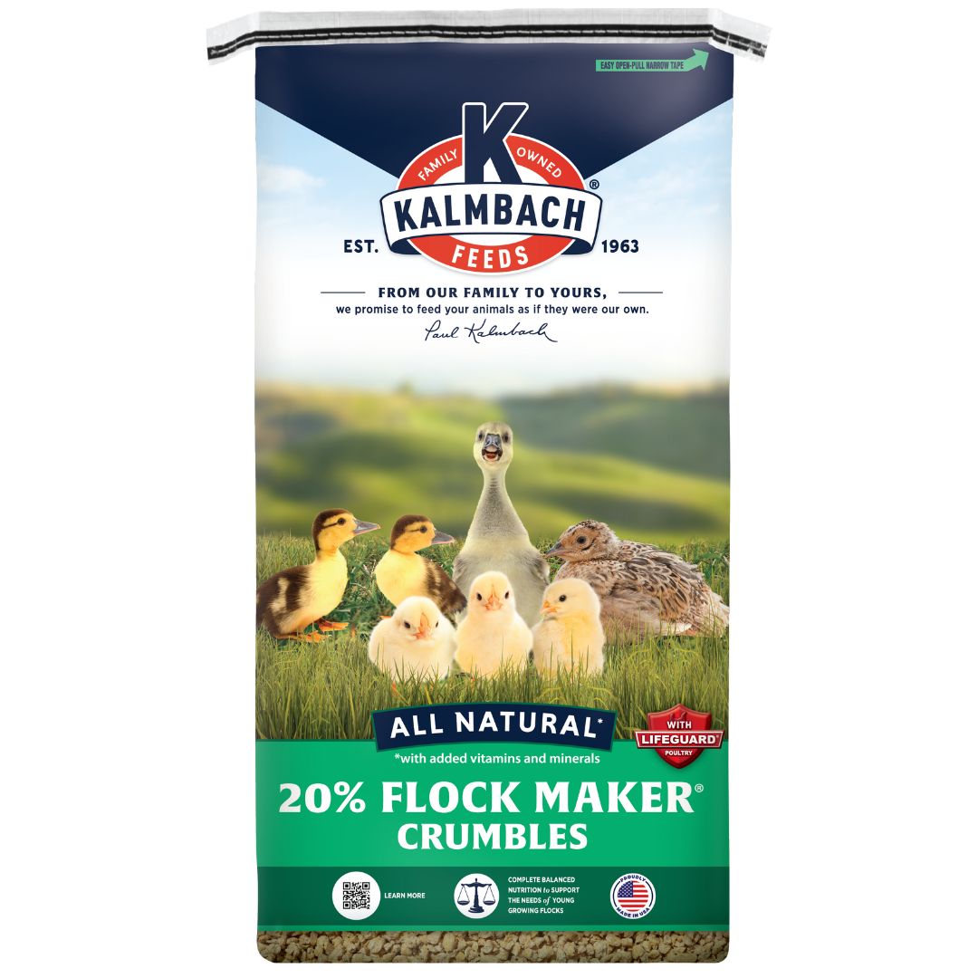FLOCK MAKER 20% CRUMBLES 50LB