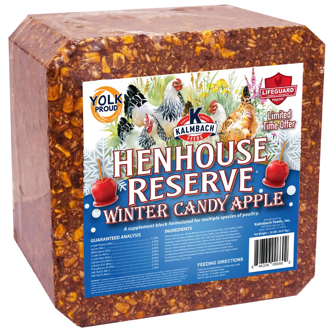 HENHOUSE RESERVE WINTER CANDY APPLE BLOCK 20LB