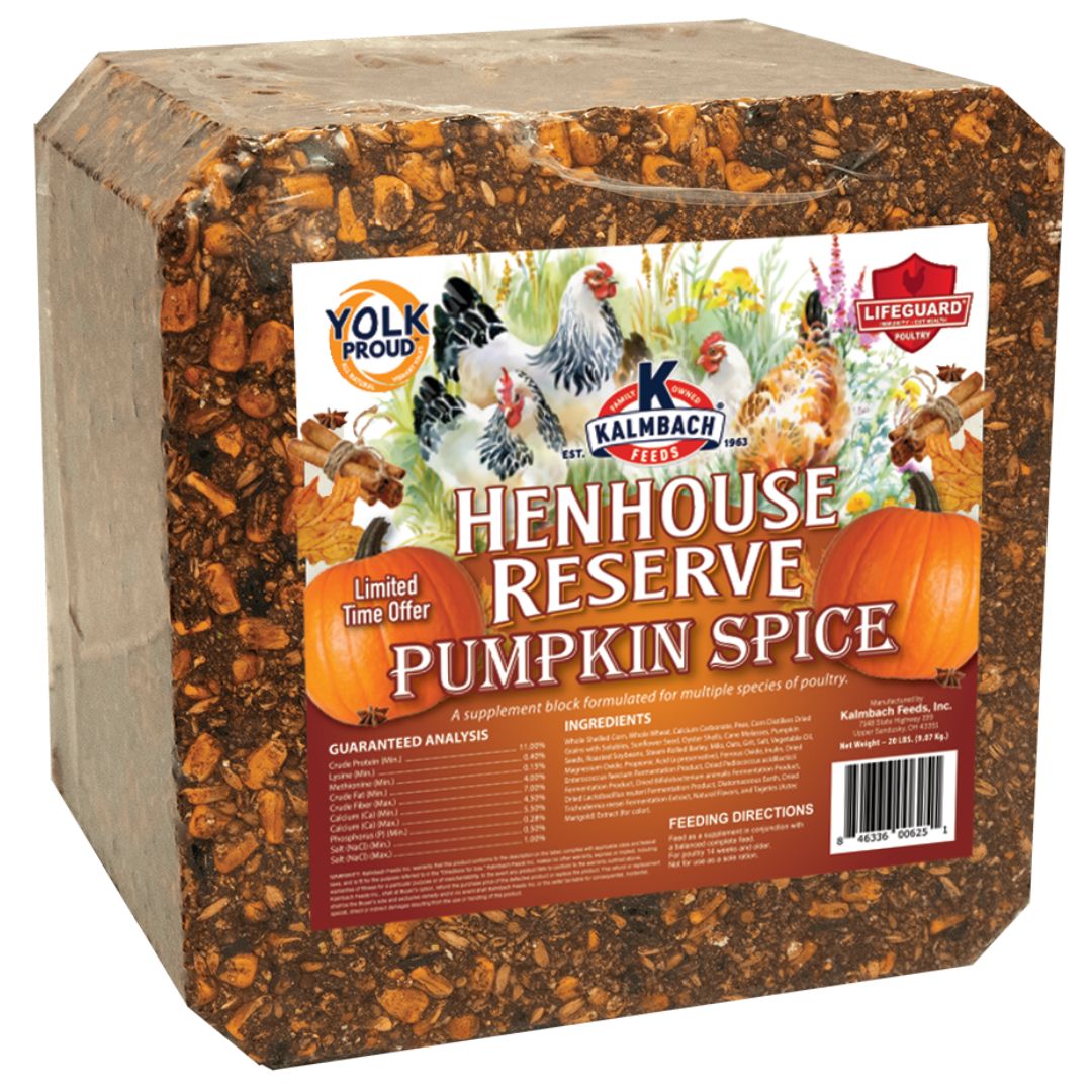 HENHOUSE RESERVE PUMPKIN SPICE BLOCK 20LB