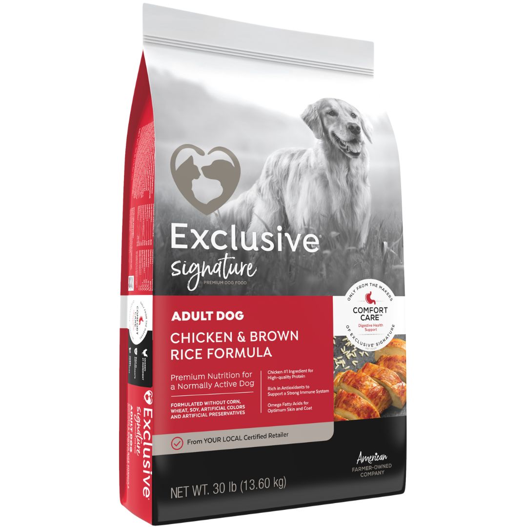 EXCLUSIVE ADULT CHICKEN &amp; RICE 30LB