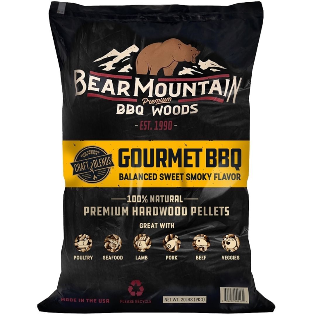 BBQ PELLETS CRAFT BLEND GOURMET BBQ BEAR MOUNTAIN 20 LB