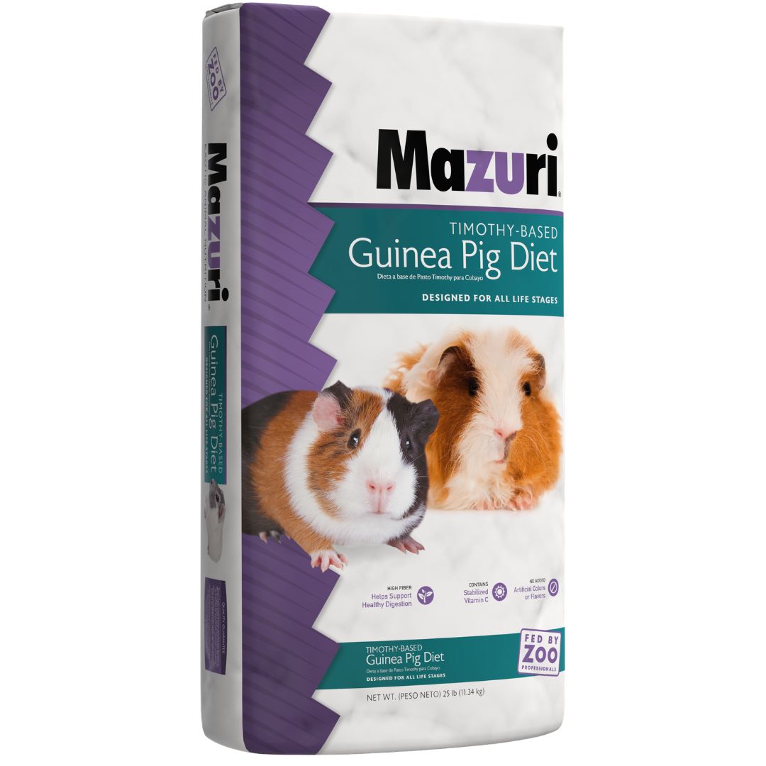MAZURI TIMOTHY HAY-BASED GUINEA PIG DIET 25LB