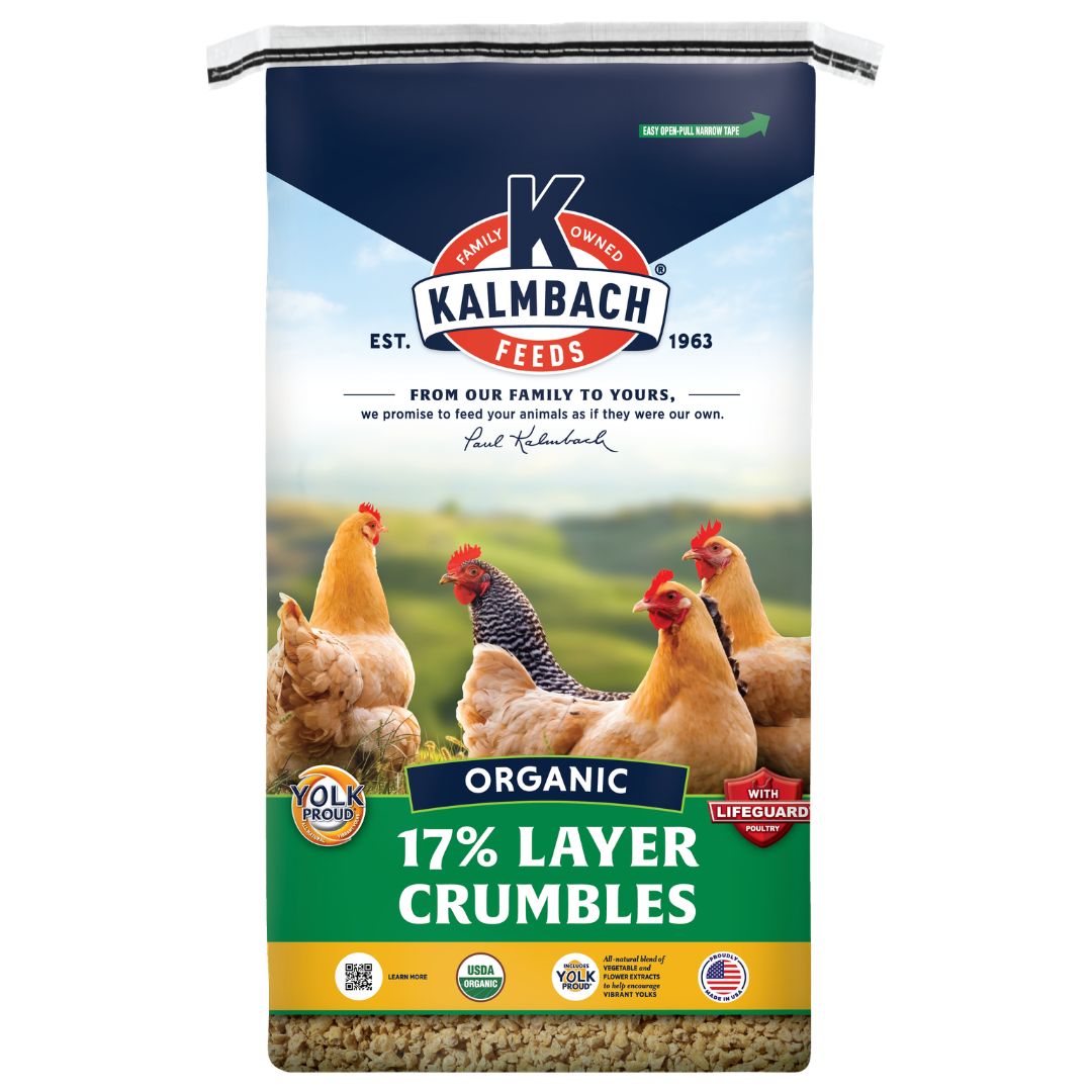 ORGANIC LAYER CRUMBLES 17% 35LB KALMBACH
