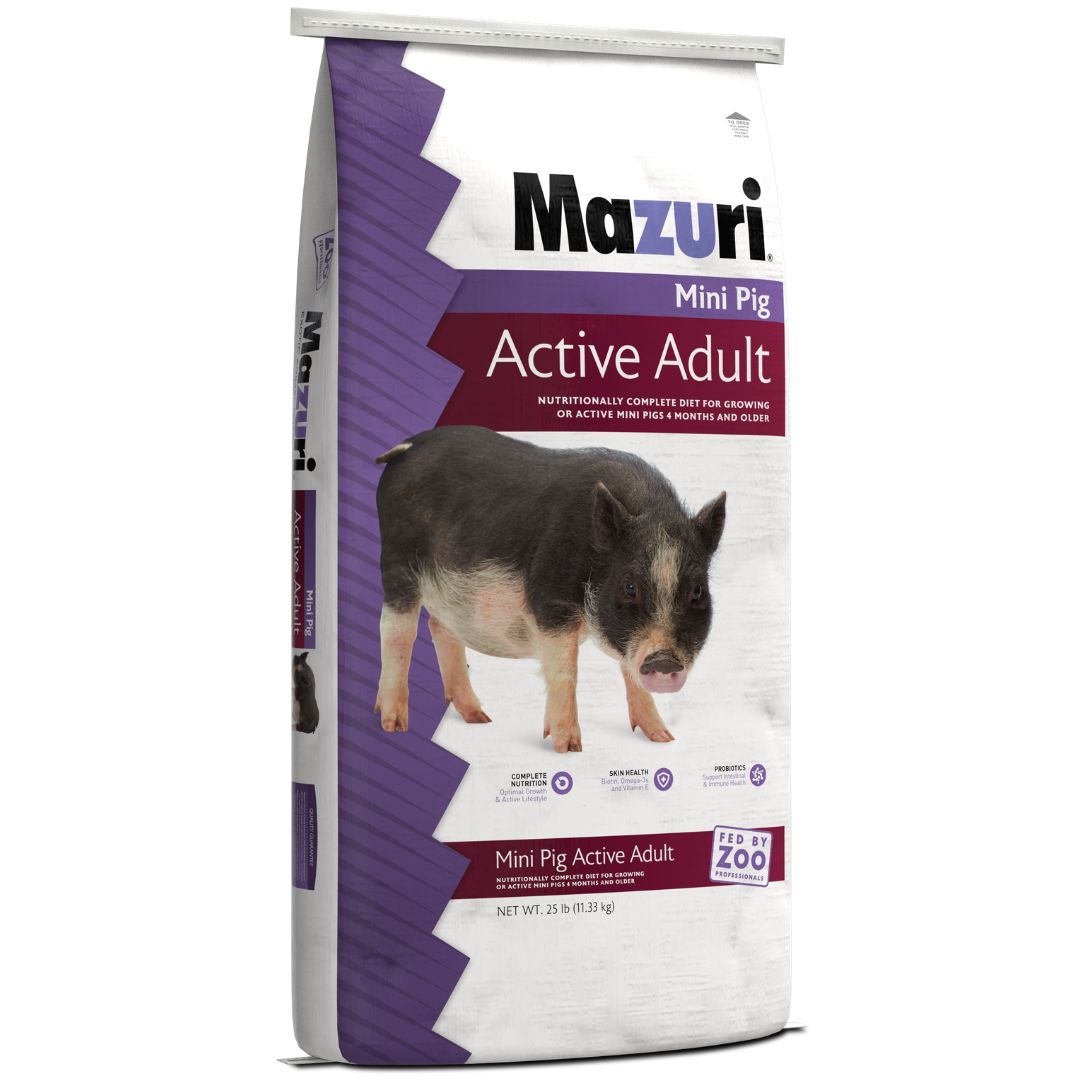 MAZURI MINI PIG ACTIVE ADULT 25LB