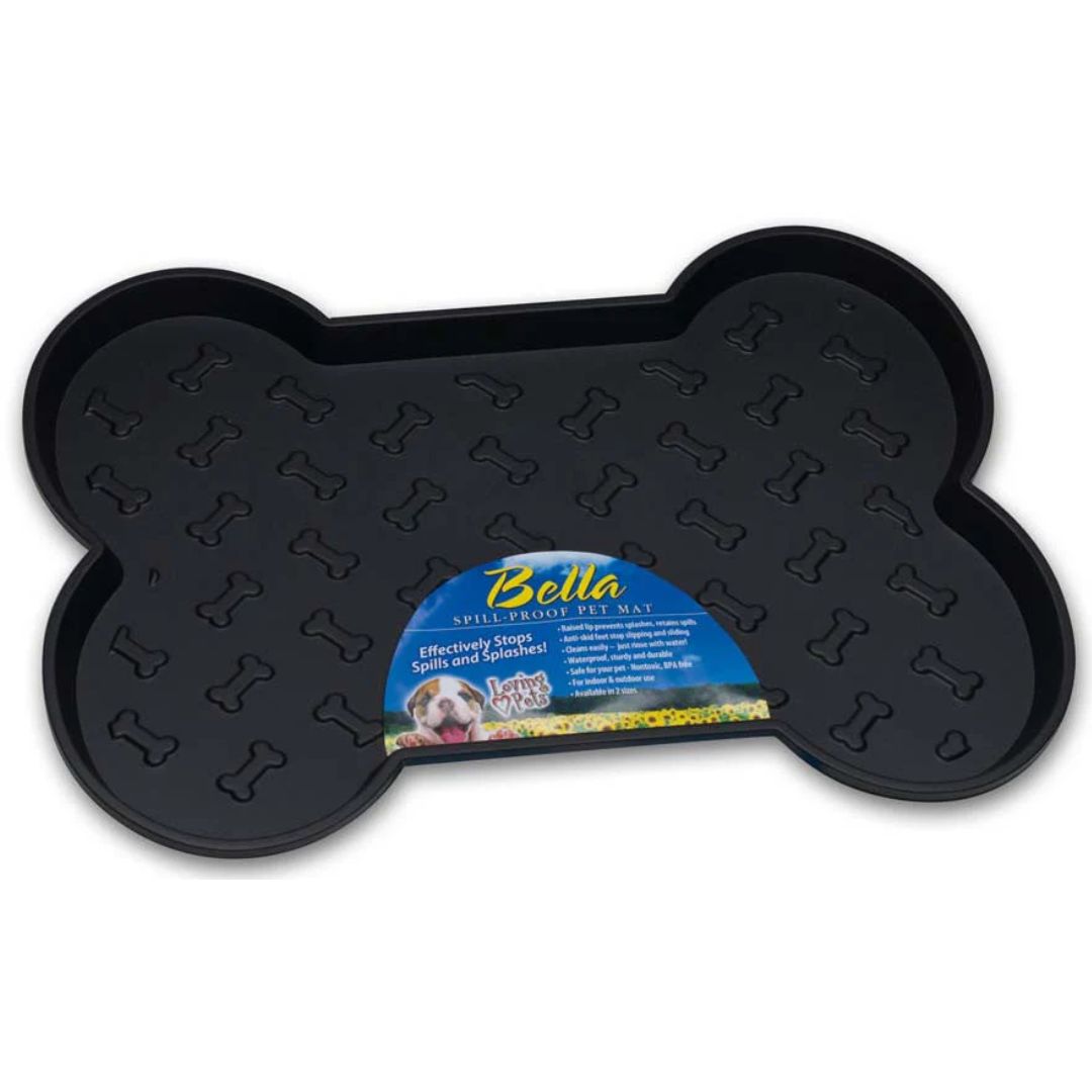 SPILL-PROOF PET MAT LG BLACK