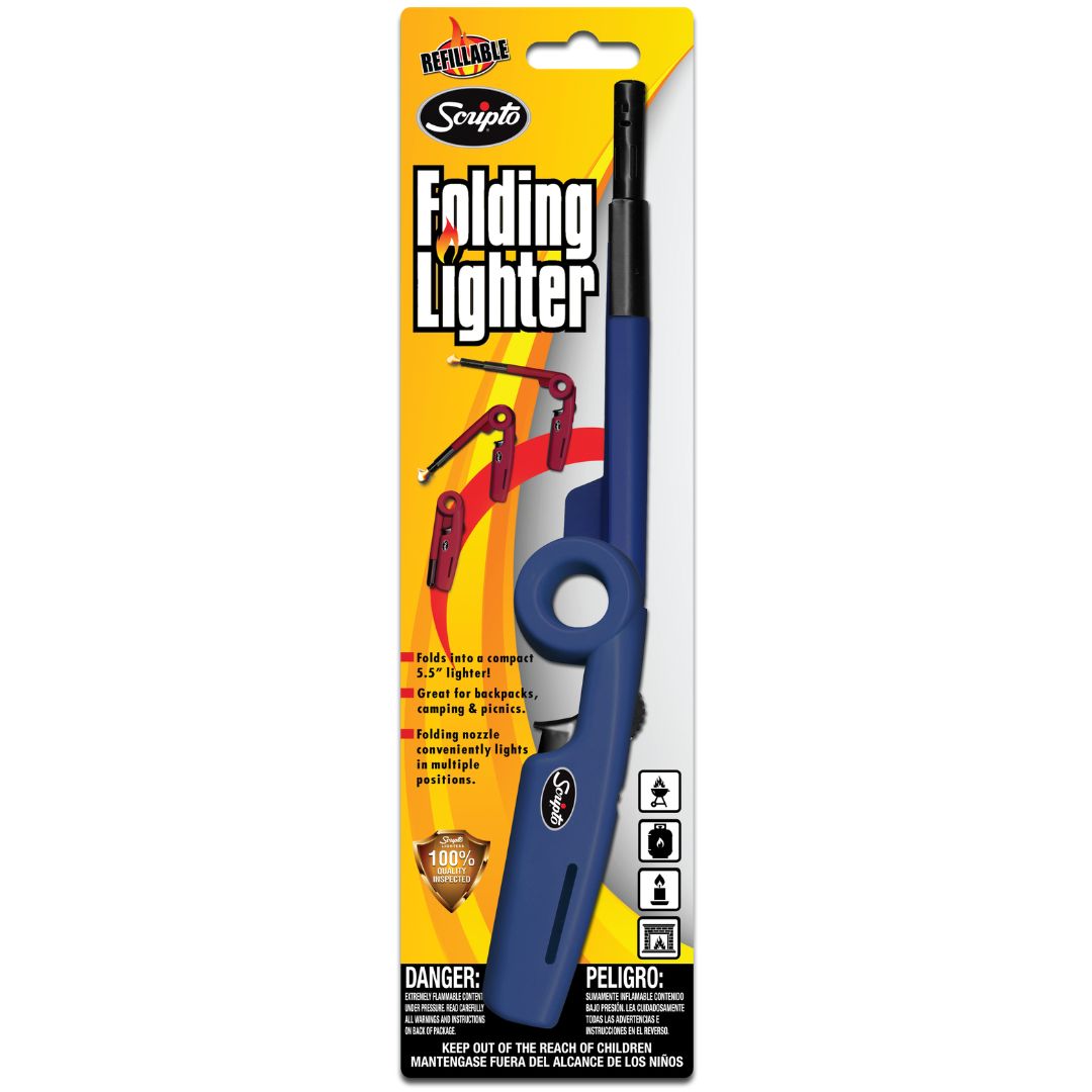 REFILLABLE FOLDING LIGHTER
