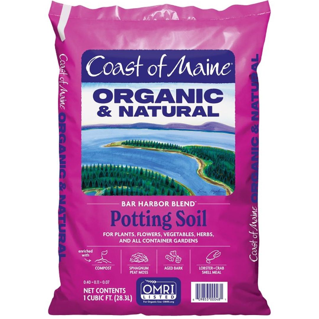COAST OF MAINE BAR HARBOR BLEND ORGANIC POTTING SOIL 1CUFT