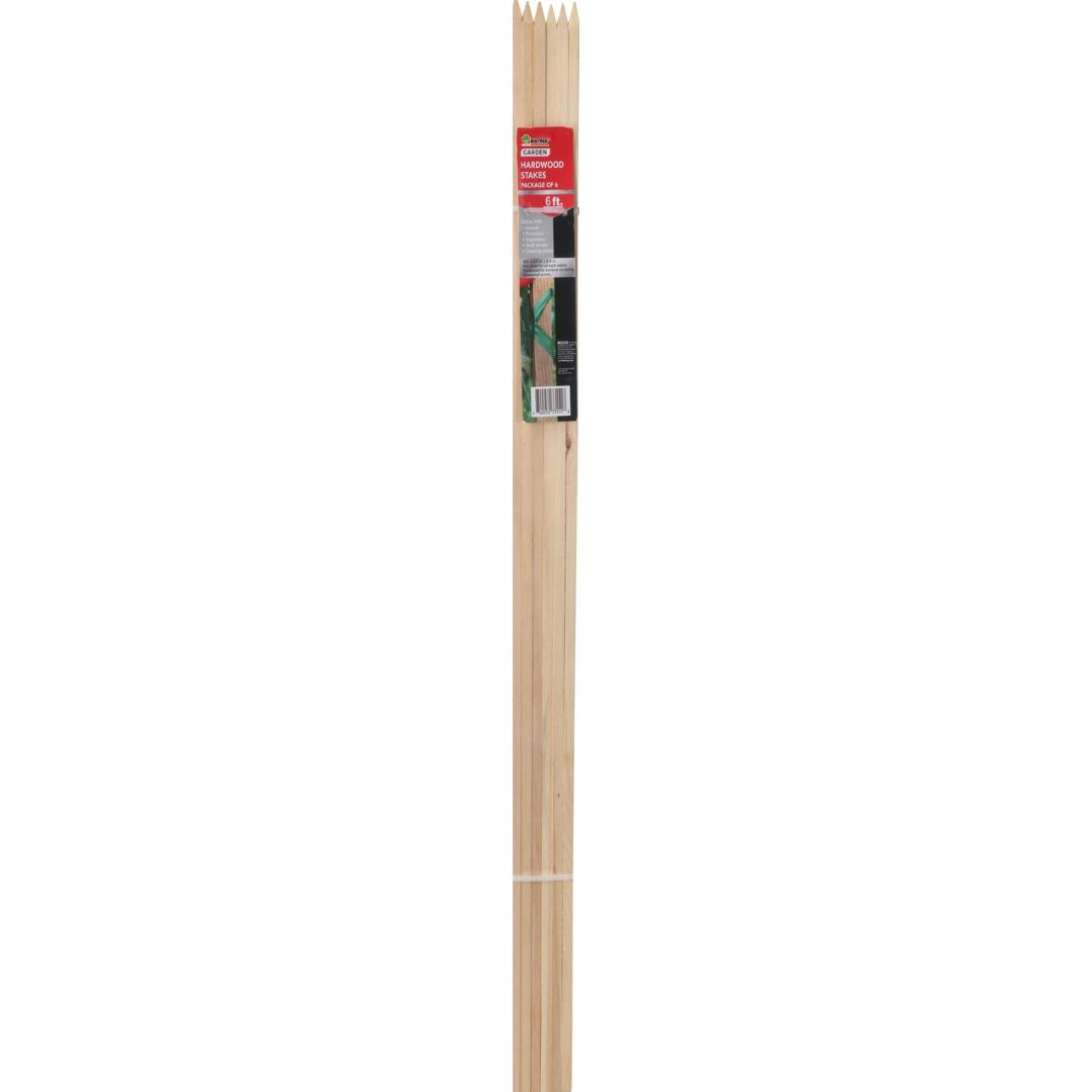 HARDWOOD STAKES 6FT 6PK