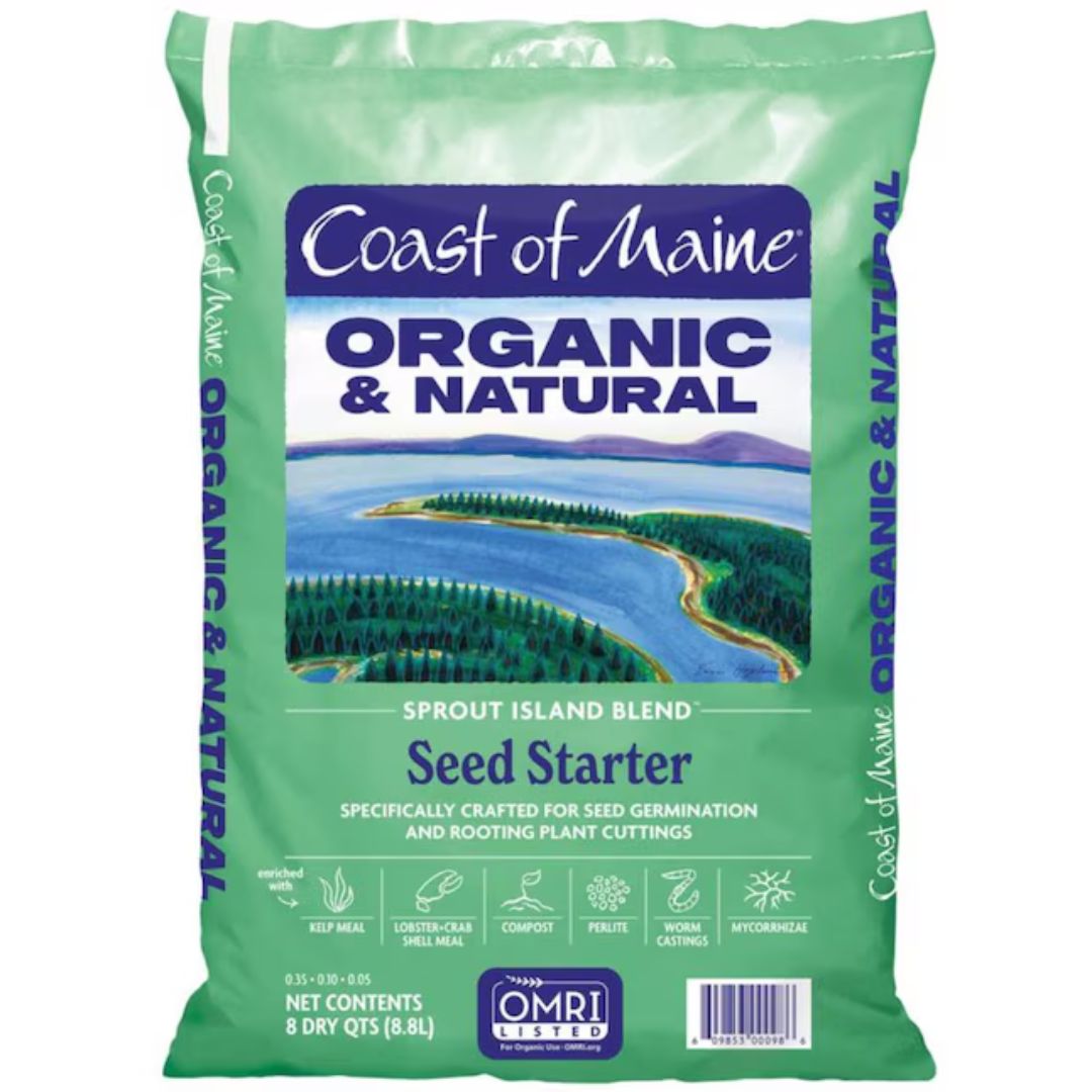 COAST OF MAINE SPROUT ISLAND BLEND SEED STARTER 8QT
