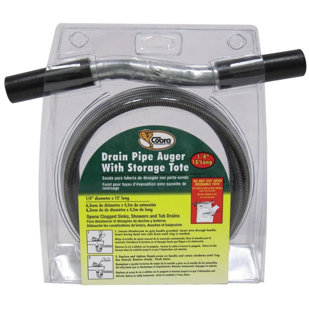 CABLE DRAIN AUGER 10150 1/4X15FT