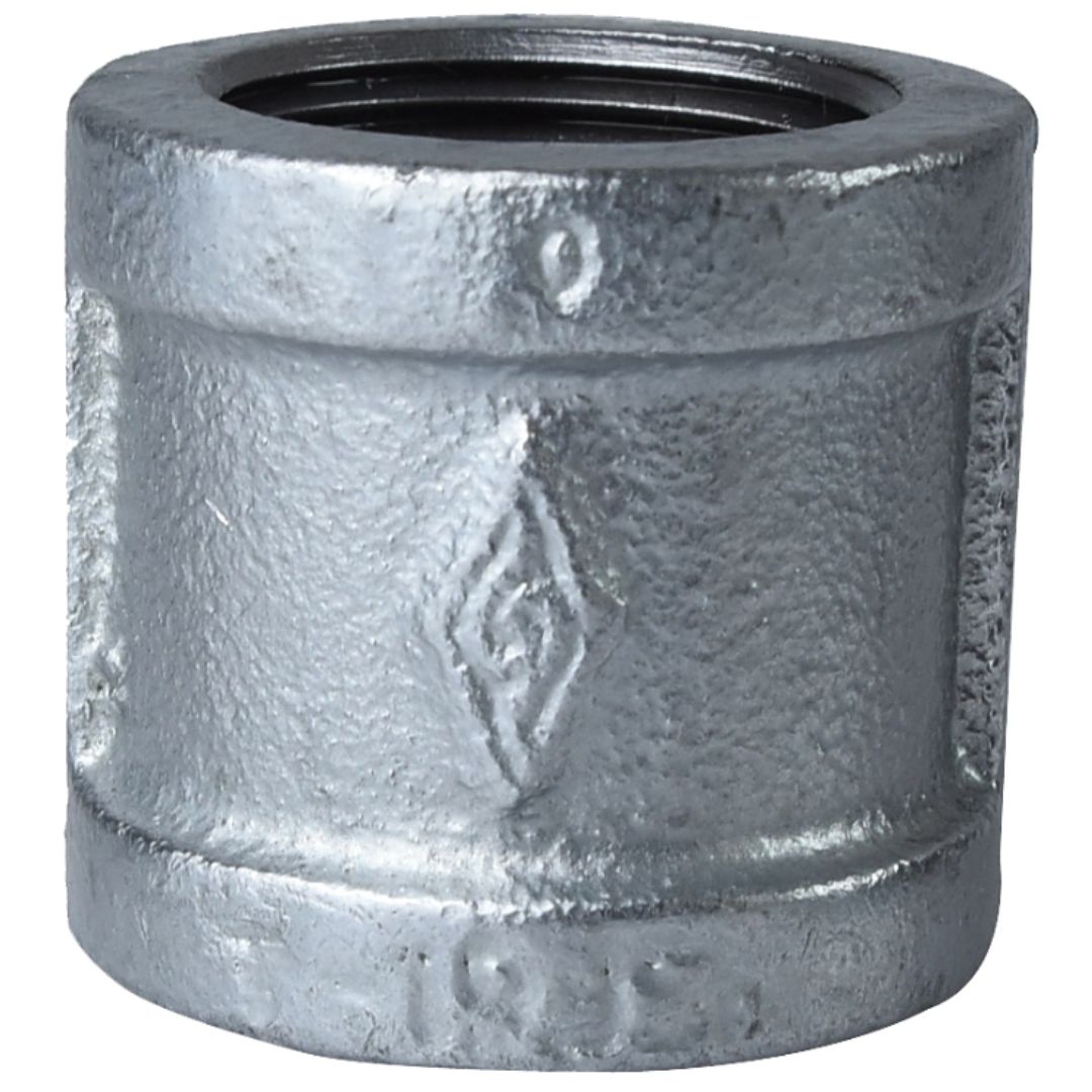 GALVANIZED MALLEABLE COUPLING 1IN
