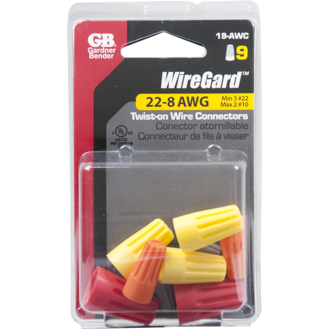 WIREGARD CONNECTOR KIT ASSORTED 19-AWC 9PK