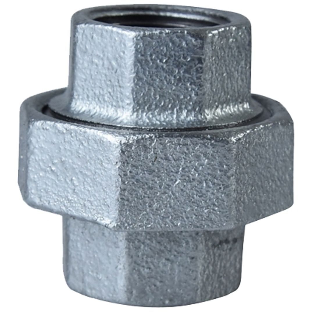 GALVANIZED MALLEABLE UNION 3/4IN