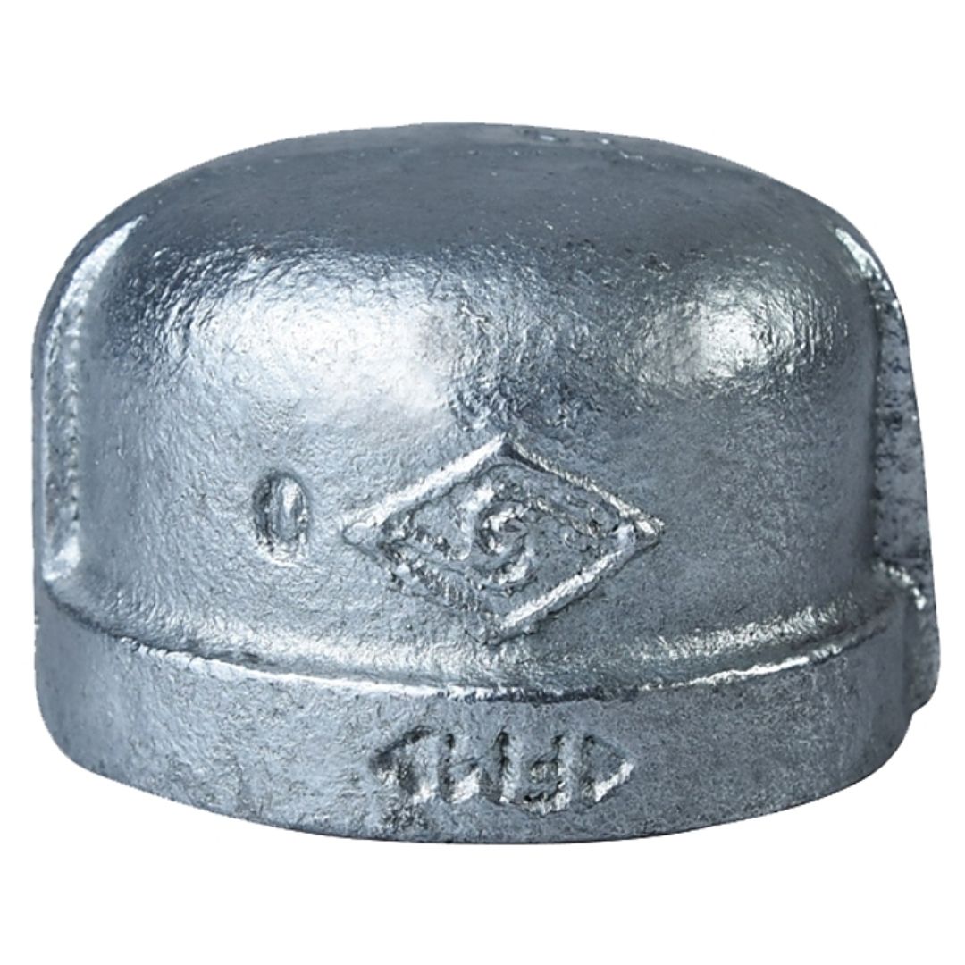 GALVANIZED MALLEABLE CAP 1IN