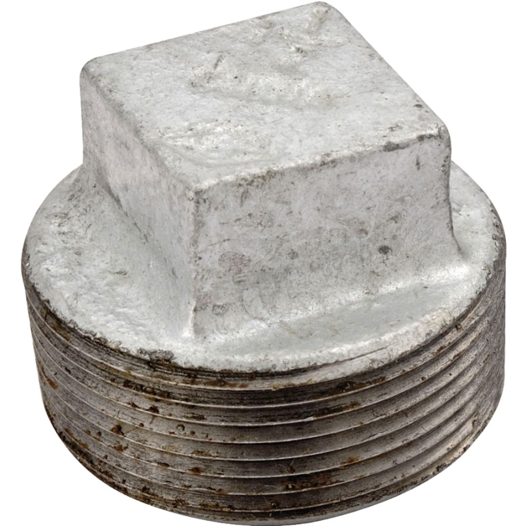 GALVANIZED MALLEABLE PLUG 2IN