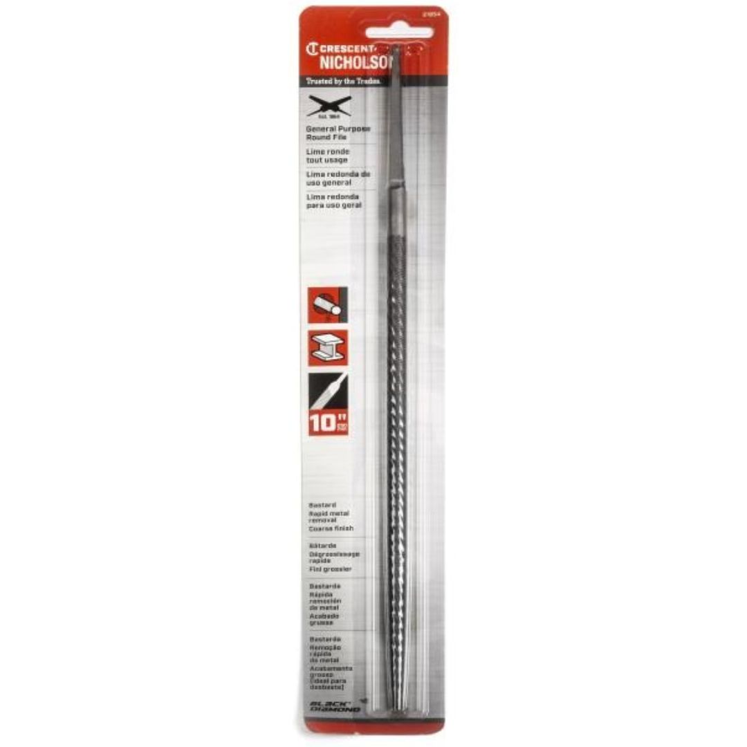 ROUND SINGLE CUT BASTARD FILE 21854 10IN