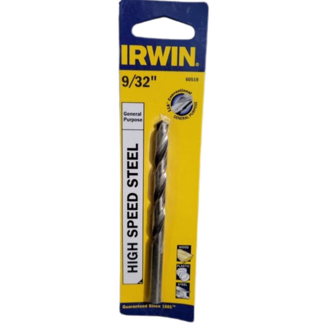 60518 HSS DRILL BIT 9/32IN CARD