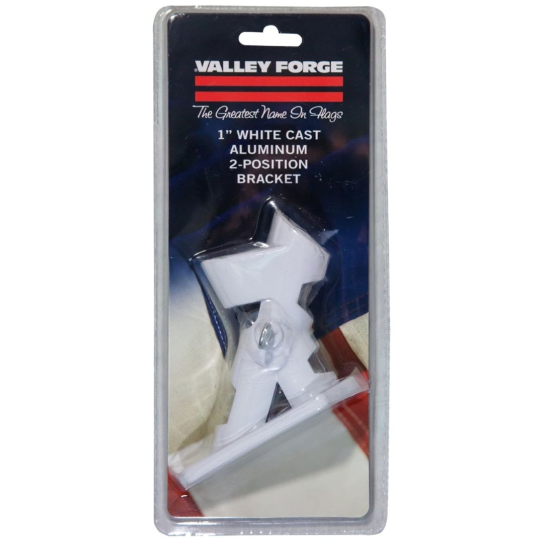FLAG BRACKET 2-POSITION WHITE 60752