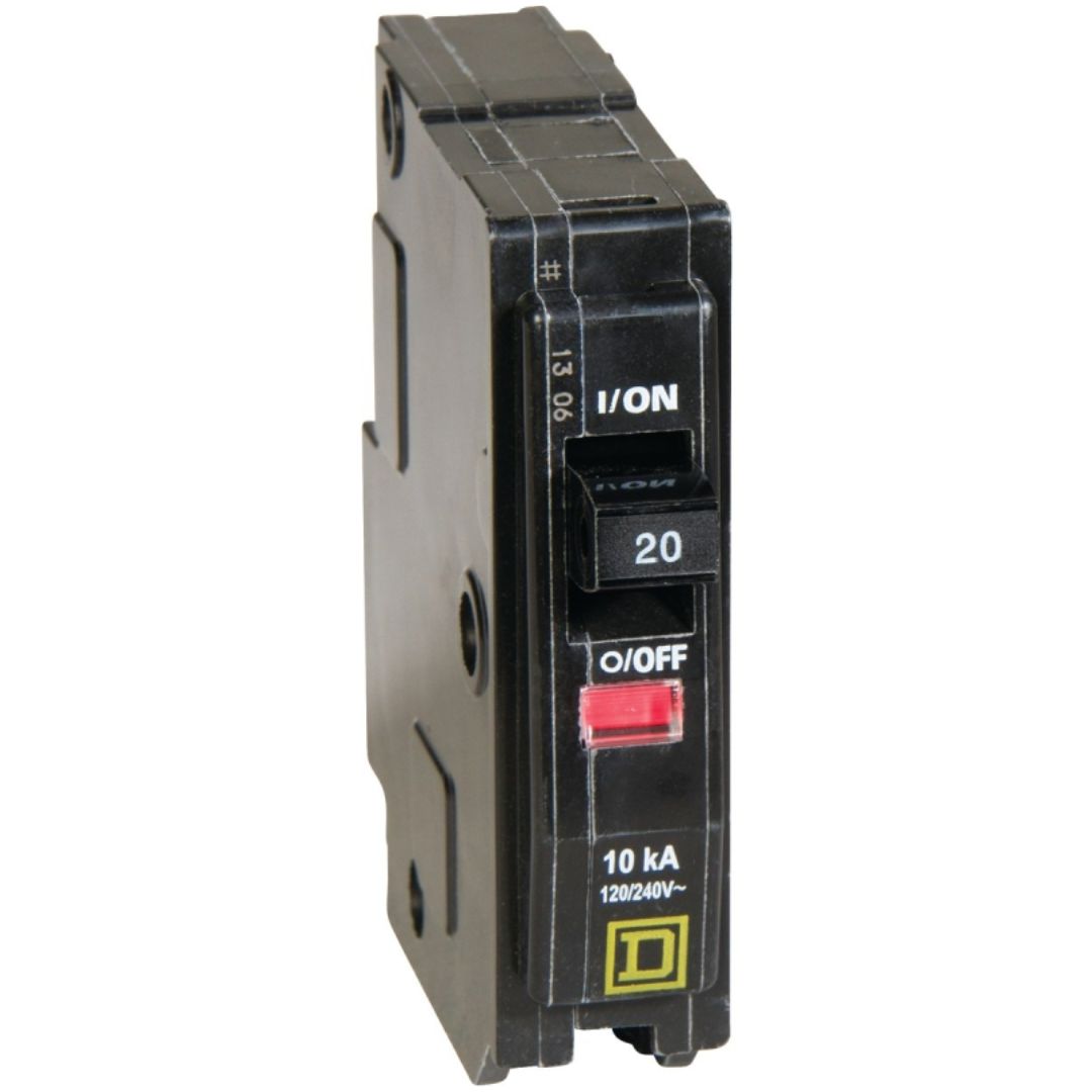 CIRCUIT BREAKER SINGLE POLE QO 20A QO120C