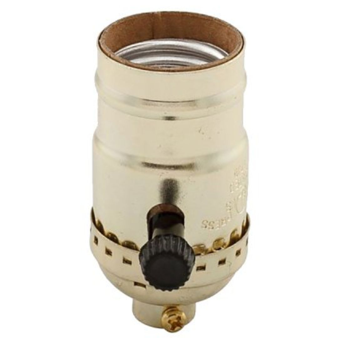 LAMP HOLDER TURN KNOB 3-WAY 925ABD-BOX