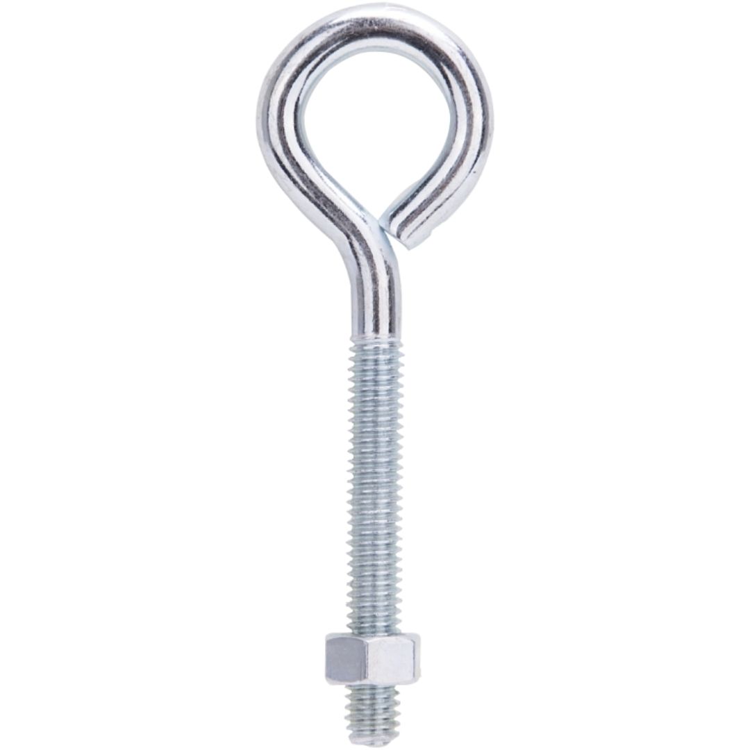 EYE BOLT WITH NUT ZINC 5/16X4IN