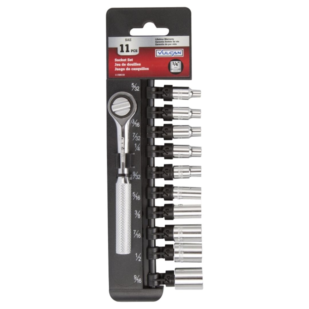 SOCKET SET CHROME 11PC
