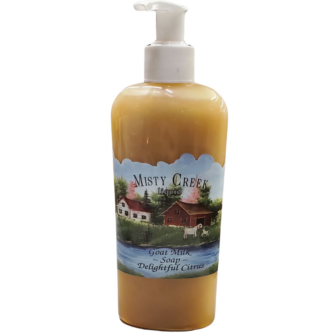 GOAT MILK SOAP LIQUID DELIGHTFUL CITRUS 8OZ
