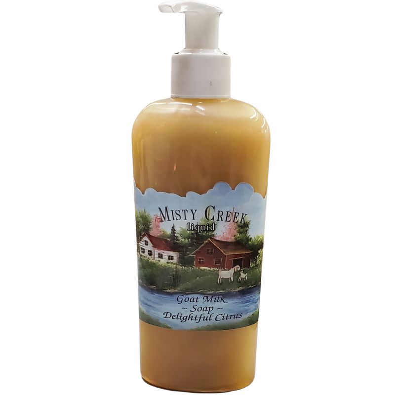 GOAT MILK SOAP LIQUID DELIGHTFUL CITRUS 8OZ