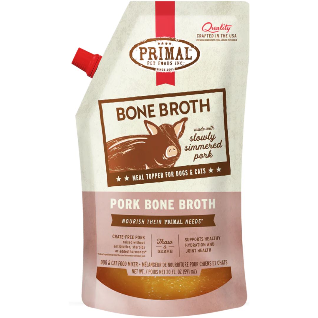 PRIMAL FROZEN BONE BROTH PORK 20OZ