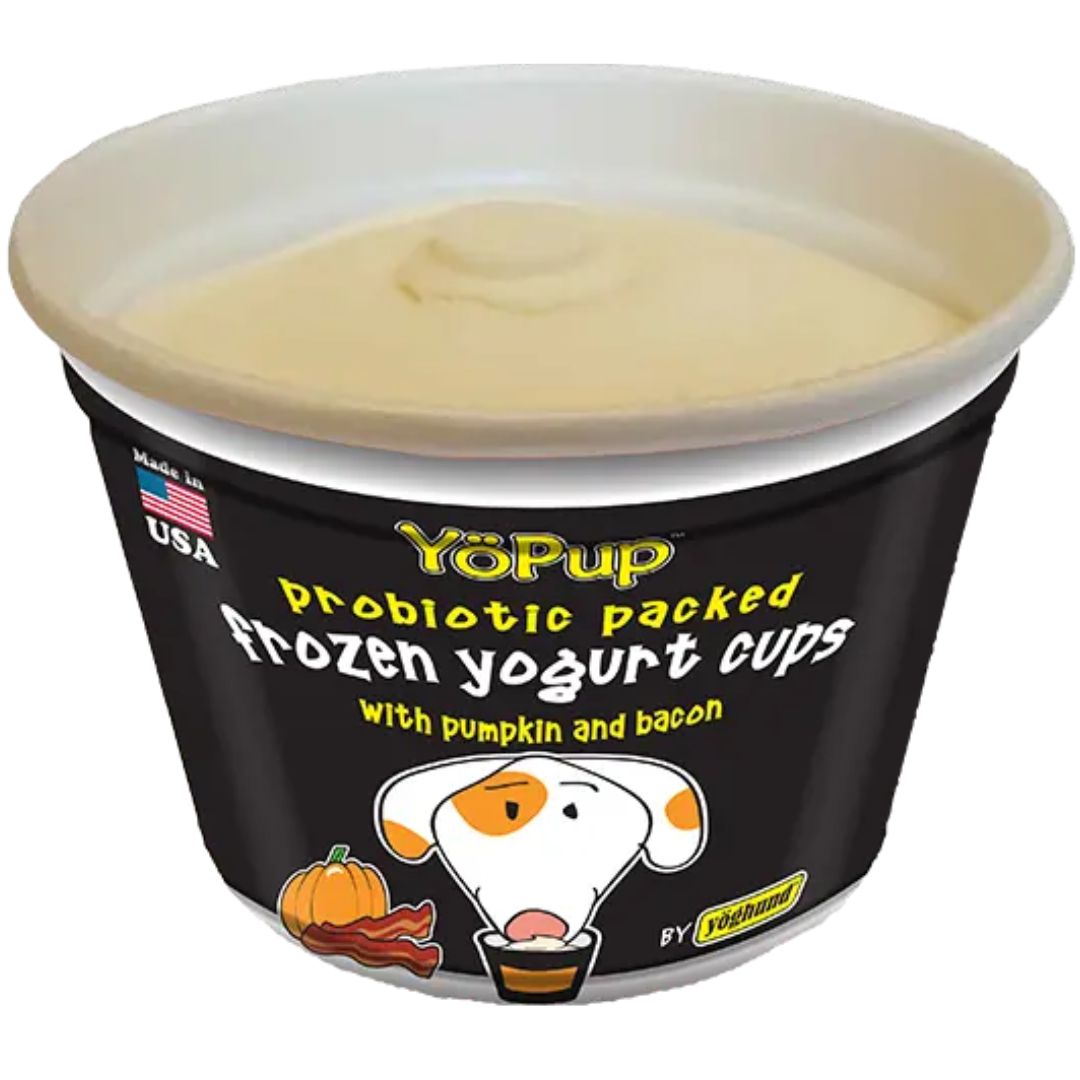 YOPUP FROZEN YOGURT PUMPKIN &amp; BACON 3.5OZ