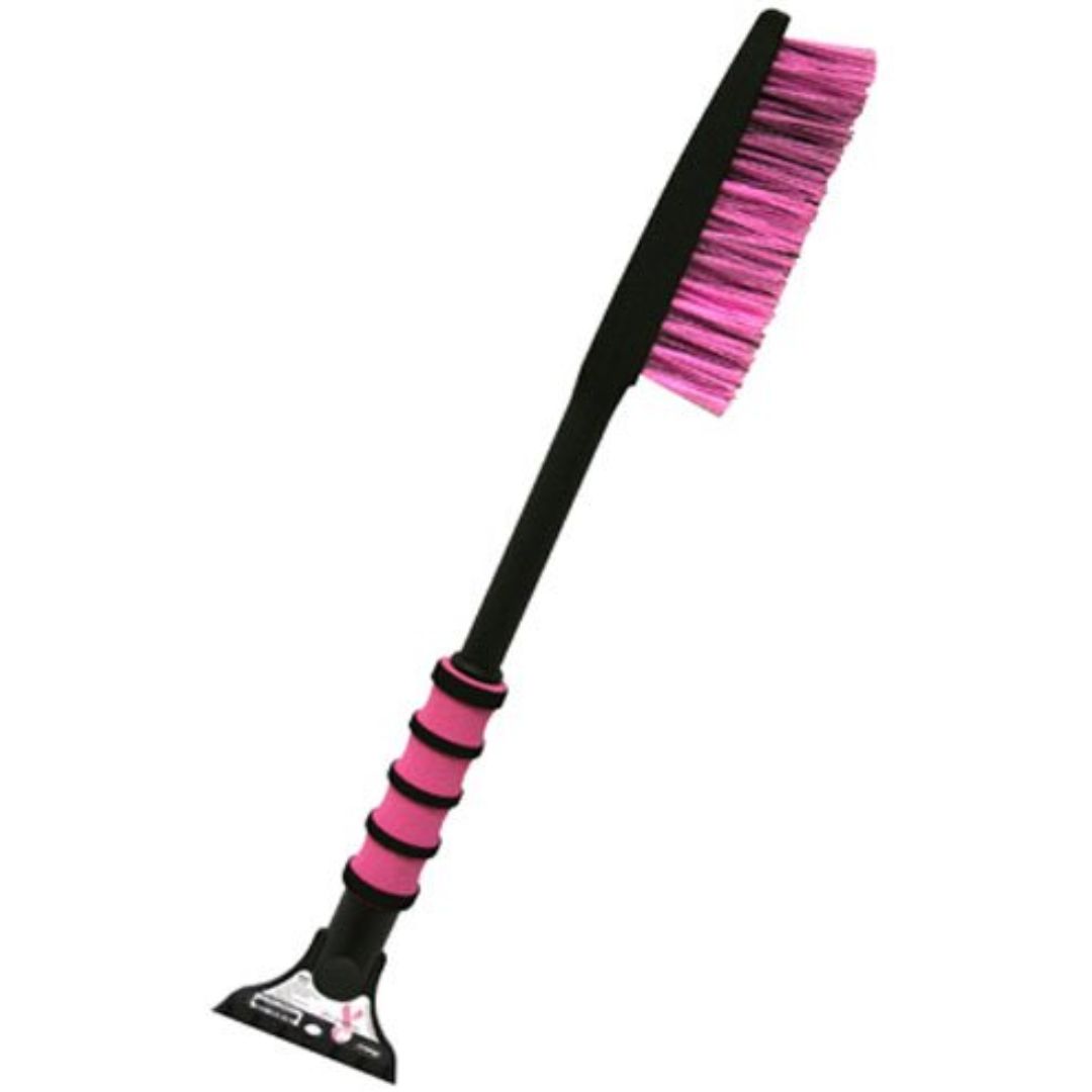 SNOWBRUSH PLASTIC PINK 22IN