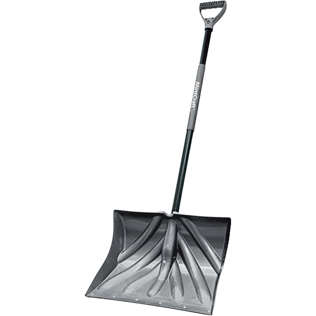 SNOW SHOVEL POLY W/WEAR STRIP 18IN VULCAN