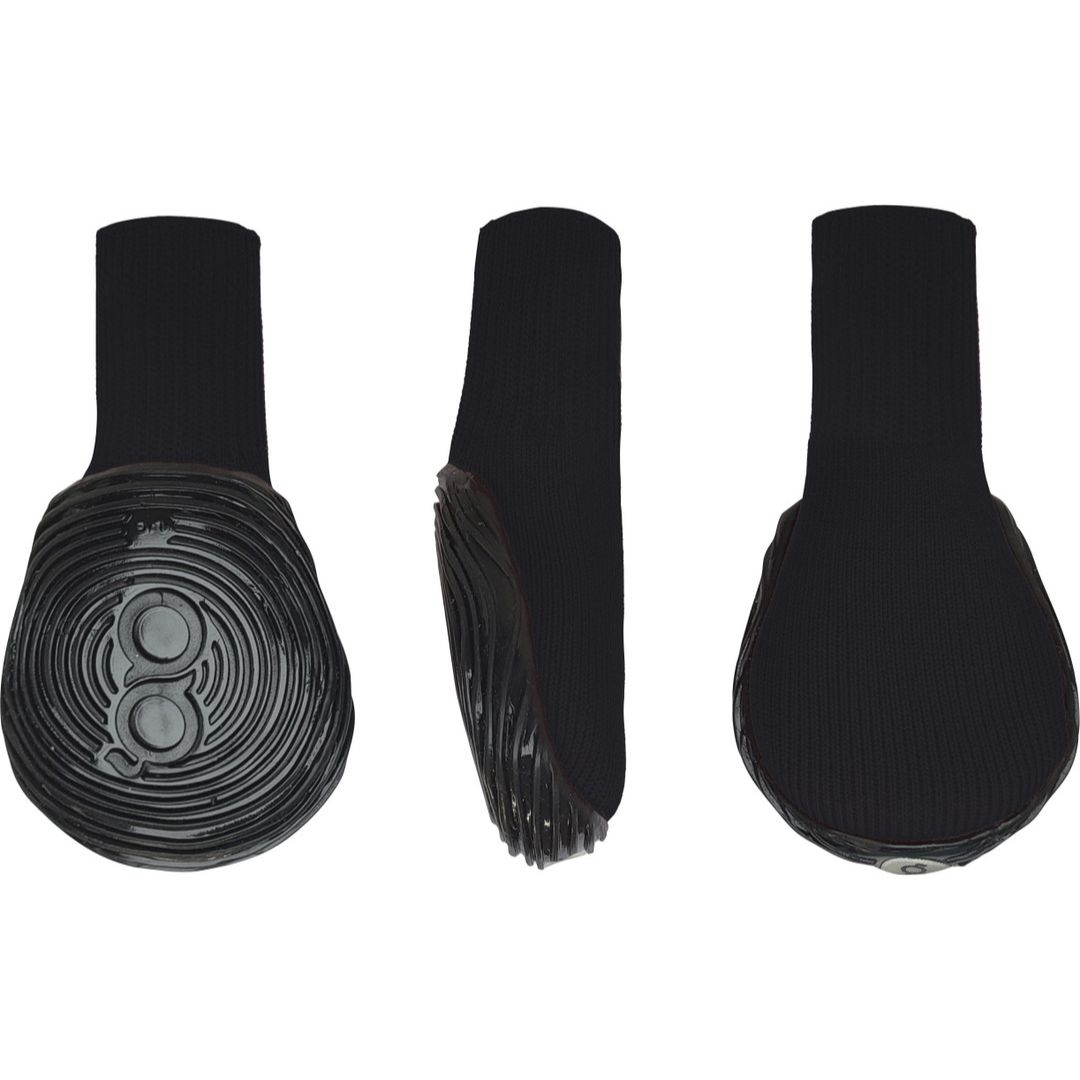 GOO-EEZ MONOCHROMEZ DOG BOOTS XLG 2PK
